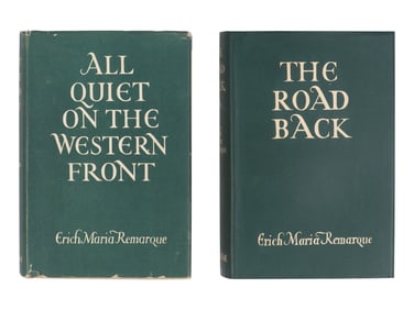 REMARQUE, Erich Maria (1898-1970). All Quiet on the Western Front. London: G.P. Putnam's Sons, 1929.