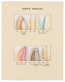 [ANGLING]. BAIGNET, William. A Book on Hackles for Fly Dressing. Newcastle: Mawson Swan & Morgan,