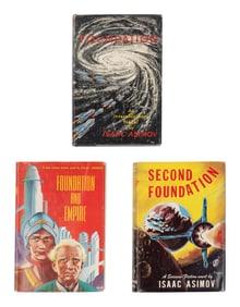 ASIMOV, Isaac (1920-1992). [The Foundation Trilogy]. Foundation. 1951. -- Foundation and Empire.