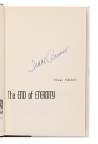 ASIMOV, Isaac (1920-1992). The End of Eternity. Garden City, NY: Doubleday & Company, 1955.