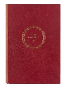 [FINE PRESS - OFFICINA BODONI]. The Holy Gospels according to Matthew, Mark, Luke, and John. Verona: