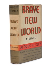 HUXLEY, Aldous (1894-1963). Brave New World. New York: Garden City: Doubleday, Doran & Company,