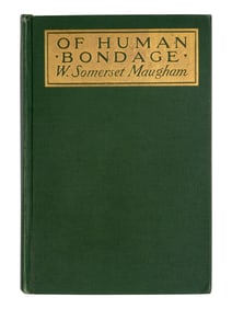 MAUGHAM, W. Somerset (1874-1965). Of Human Bondage. New York: George H. Doran Company, 1915.
