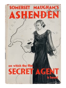 MAUGHAM, W. Somerset (1874-1965). Ashenden, or The British Agent. London: William Heinemann, 1936.