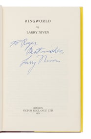 NIVEN, Larry (b.1938). Ringworld. London: Victor Gollancz Ltd., 1972.