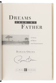 OBAMA, Barack (b. 1961). A group of 4 FIRST EDITIONS, ALL SIGNED, comprising: