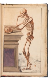 [SCIENCE & MEDICINE -MANUSCRIPT]. [After TORTEBAT, Francois (c 1616-1690), illustrator. -- PILES,