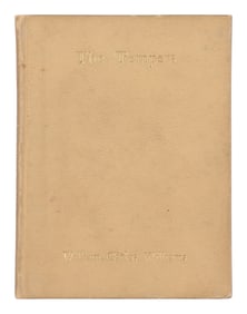 WILLIAMS, William Carlos (1883-1963). The Tempers. London: Elkin Matthews, 1913.