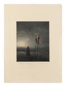 BODMER, Karl (1809-1893) Idols of the Mandan Indians (Tab. 25).