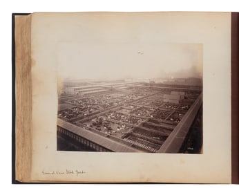 [CHICAGO]. TAYLOR, John W. (1846-1918), photographer. An album containing 154 albumen photographs of