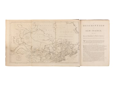 JEFFERYS, Thomas (1719-1771). The Natural and civil history of the French dominions in North and