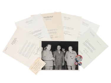 TRUMAN, Harry S. (1884-1972). An archive of materials relating to his presidency and legacy,