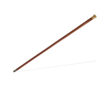 A Gold-Mounted Walking Stick Monogrammed for John Jacob Astor IV (1864-1912)