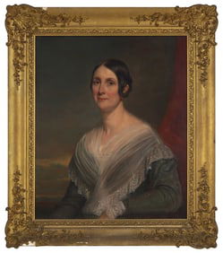 American School 19th Century, A Portrait of Mrs. John Morse Elliot of Manchester, Massachusetts