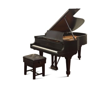 A Steinway and Sons Grand Piano in Ebonized Case, #234337, Model A (1924)