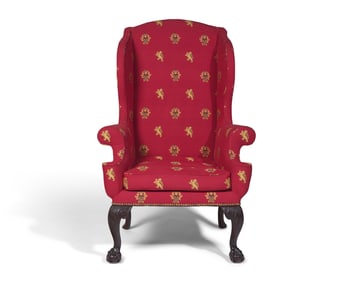 A George III Mahogany Easy Chair