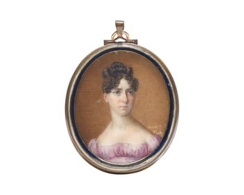 Anna Claypoole Peale (1791-1878), A Portrait Miniature of Mrs. John Staples