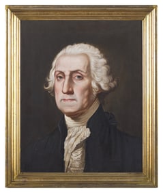 American School 19th Century, A Portrait of George Washington