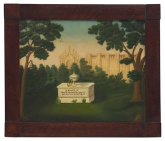 American School 19th Century, A Memorial for Hannah Barrett (1749-1822) of Danvers, Massachusetts