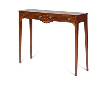 A Federal Inlaid Mahogany Server