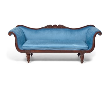 An Anglo-Indian Classical Mahogany Sofa