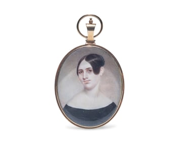 Attributed to Thomas Sully (1783-1872), A Portrait Miniature of Miss Alice Meriwether
