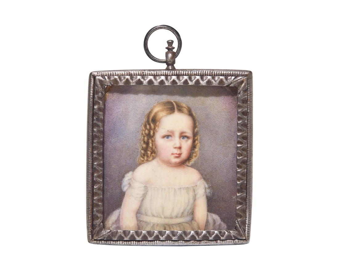 Adeline Osburn Palmer (1817-1906), A Portrait Miniature of Jenette Elizabeth Aglionby (1858-1933) of (1 of 2)