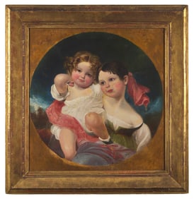 Attributed to Thomas Sully (1783-1872), After Sir Thomas Lawrence (1769-1830), The Calmady Children