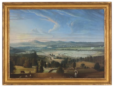 Attributed to George F. Bottume (1828-1900), A View of Woodbridge Farm, Salem, Connecticut