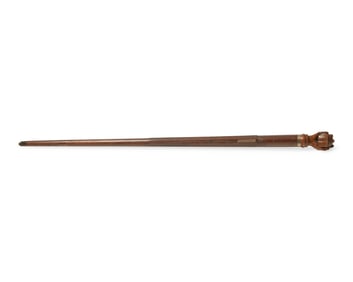 A Carved Walking Presentation Cane of American Evangelist John Wilbur Chapman, D.D. (1859-1918)