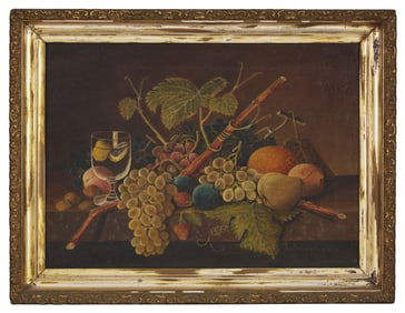 American School 19th Century, A Still Life with Fruit