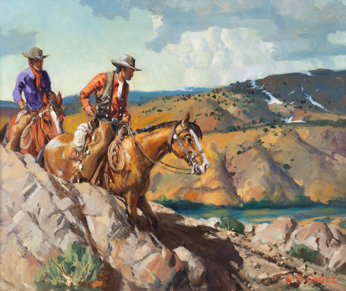 Marco Antonio Gomez (American, 1910-1972) Along the Rio Grande (1 of 1)