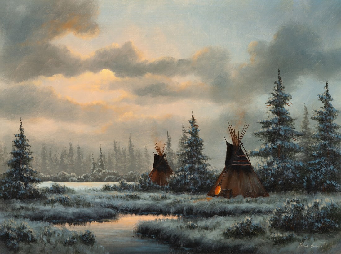 Heinie Hartwig (American, b. 1937) Winter Evening (1 of 4)