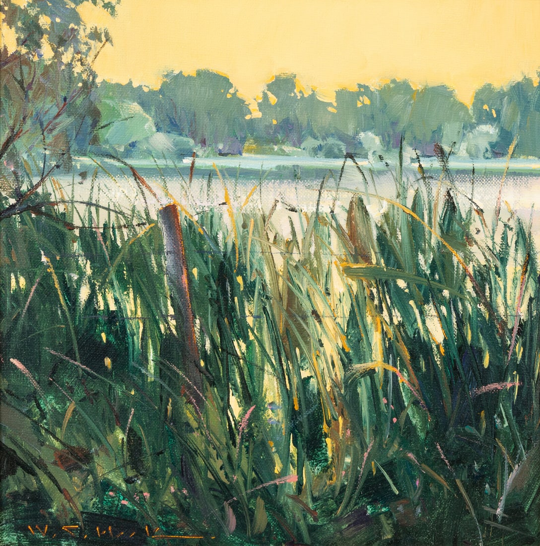 William Hook (American, b. 1948) Steaming Pond, 1994 (1 of 3)