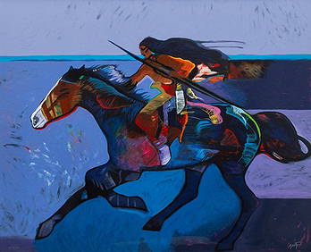 John Nieto (American, 1936-2018) Night Ride, 1988 (1 of 3)