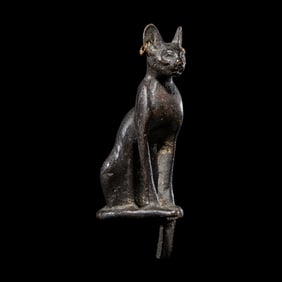 An Egyptian Bronze Cat