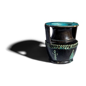 An Egyptian Faience Amphora