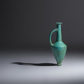 An Egyptian Faience Flask