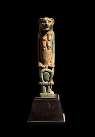 An Egyptian Faience Thoueris-Ipet