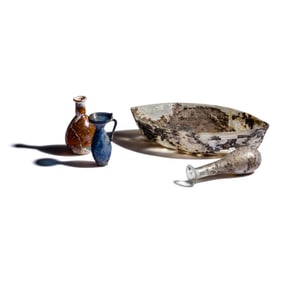 Four Roman Glass Articles