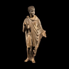 A Roman Terracotta Figure of a Youth