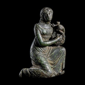 A Roman Bronze Muse