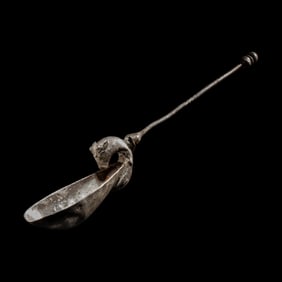 A Roman Silver Spoon
