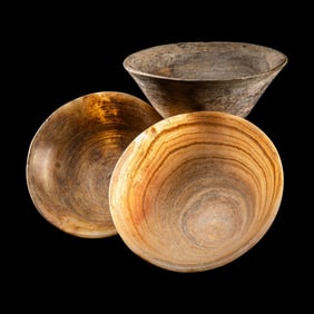 Three Bactrian Alabaster Bowls