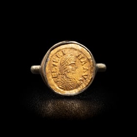 A Byzantine Gold Tremissis of the Empress Aelia Verina