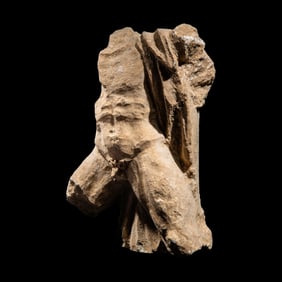 A Tarantine Limestone Sculpture of a Nude Hero