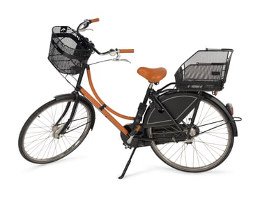 HERMÈS x BATAVUS, LIMITED EDITION LEATHER-ADORNED BICYCLE