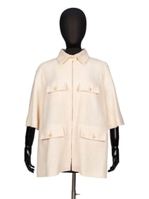 CHANEL, TWEED SHORT-SLEEVE JACKET