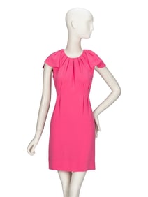 PRADA, PINK SHEATH DRESS