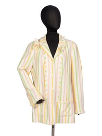 CHANEL, STRIPED TWEED JACKET